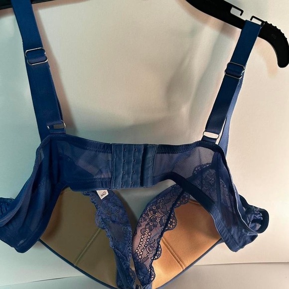 Blue Lace Balconette‎ Bra Adore Me - Picture 2 of 3